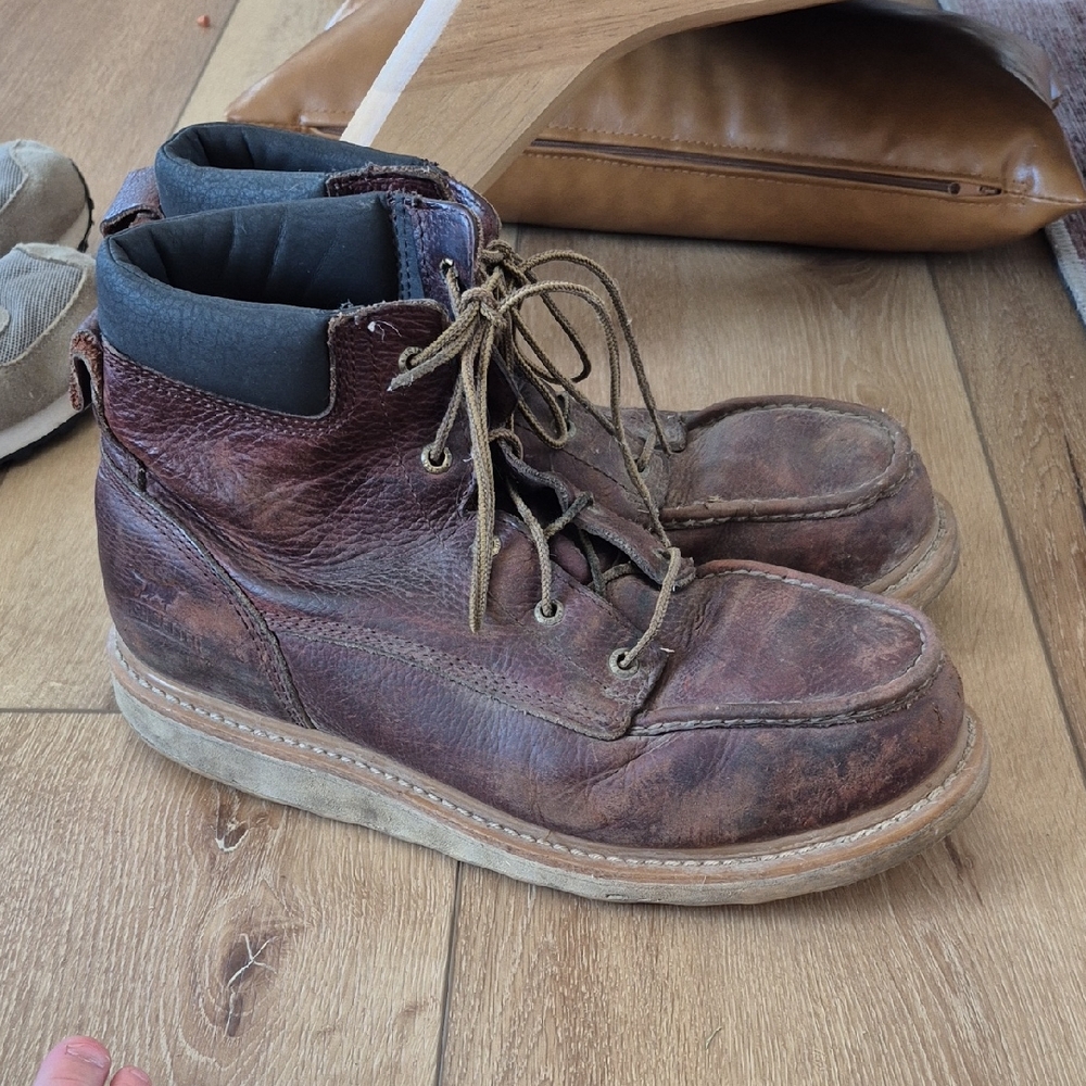 Irish Setter Rustic Brown Leather Boots